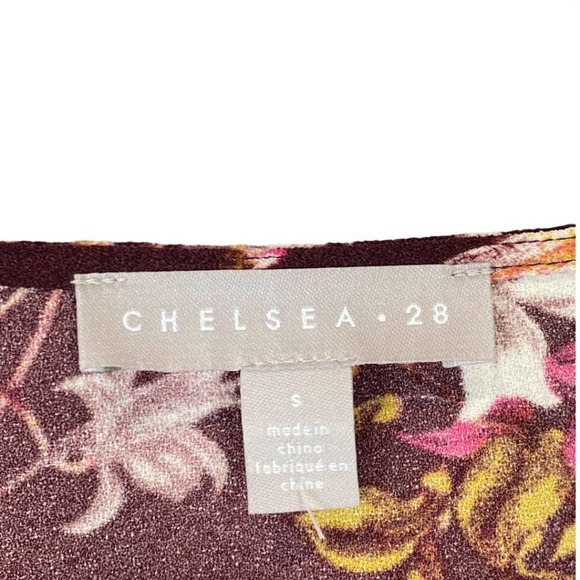 Chelsea 28 Floral Ruched Waist Mini Dress S - Picture 4 of 10